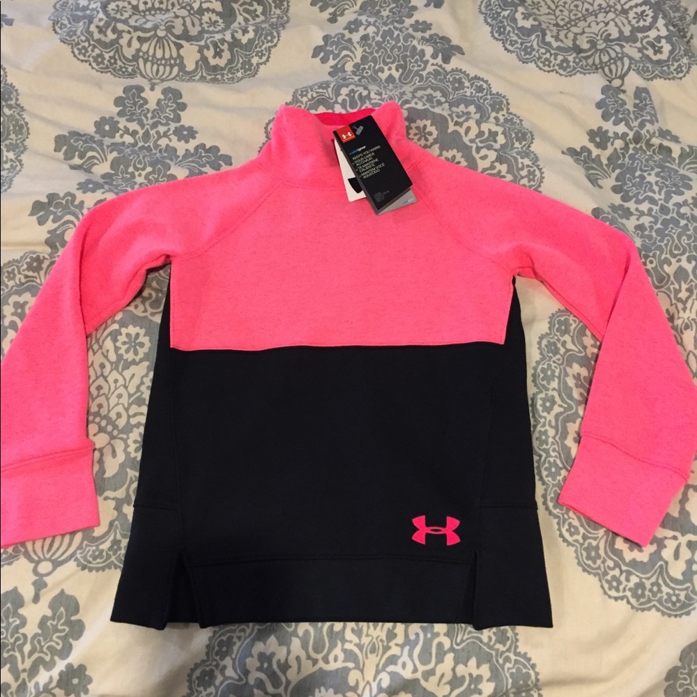 Brand New Girls Under Armour Colorblock Sweatshirt